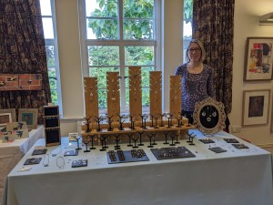 Jewellery display at Open Studios